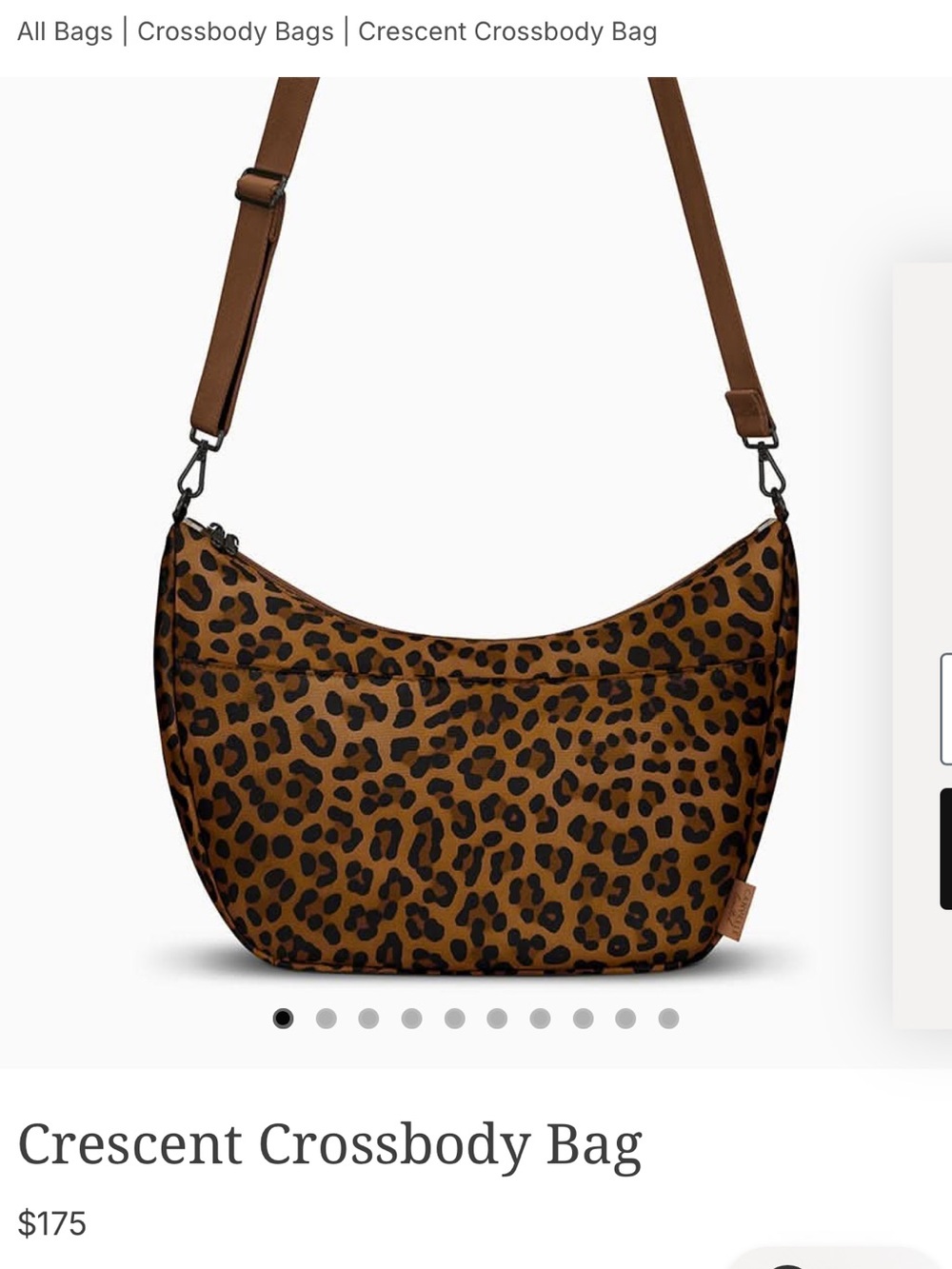 Canvelle Crescent Crossbody - Size Large - Picture 9 of 13